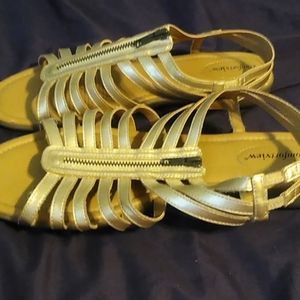Gold Sandles